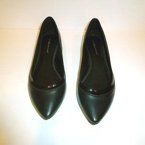 BCBGeneration Alonsa Black Leather Flats 9M